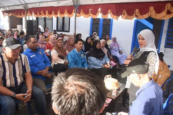 Anggota DPRD Makassar Andi Suhada Sappaile saat Serap Aspirasi (Dok: Ist).