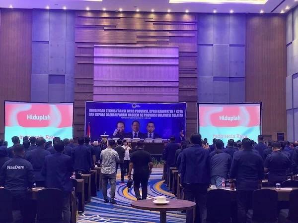 Pelaksanaan Bimbingan Teknis (Bimtek) yang digelar Dewan Pimpinan Wilayah (DPW) Partai NasDem Sulsel, Dok Sinta KabarMakassar.