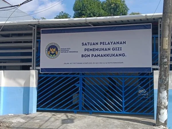 Dapur MBG di Panakukang, (Dok: Sinta KabarMakassar).