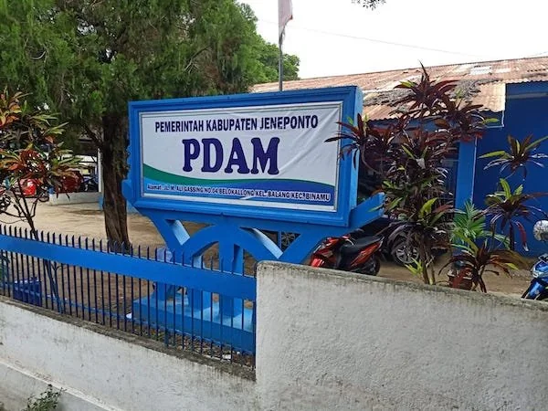 Kantor PDAM Jeneponto. (Dok : Ist).