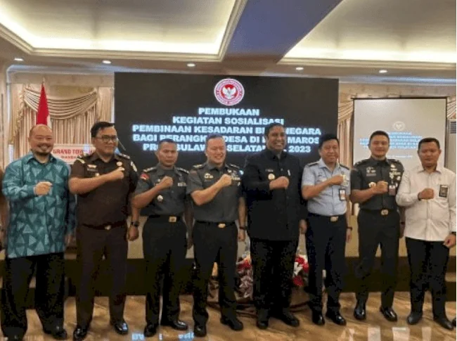 Badan Kesbangpol Maros Bekerjasama Dengan Ditjen Pothan Kemenhan RI Gelar Sosialisasi Kesadaran Bela Negara