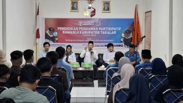 Kegiatan P2P yang digelar Bawaslu Sulsel di Kantor Bawaslu Kabupaten Takalar (Dok: Ist).