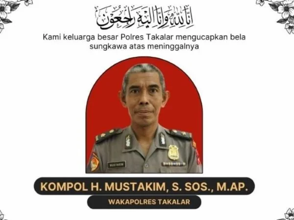 Wakapolres Takala, Kompol H. Mustakim (Dok : Ist).