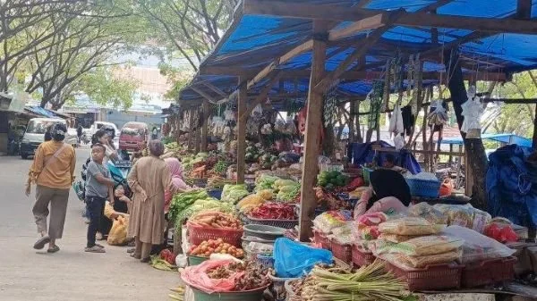 Kondisi Pasar Karisa saat ini (Dok : Ist).