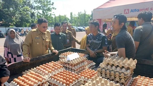 Wakil Bupati Takalar, Hengky Yasin memantau langsung acara GPM (Dok : Ist).