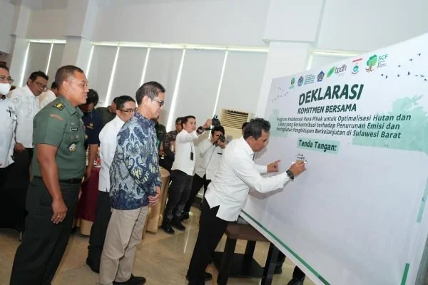 Pj Gubernur Sulbar saat menghadiri Workshop Kick Off Meeting Program RBP (Dok : Ist).