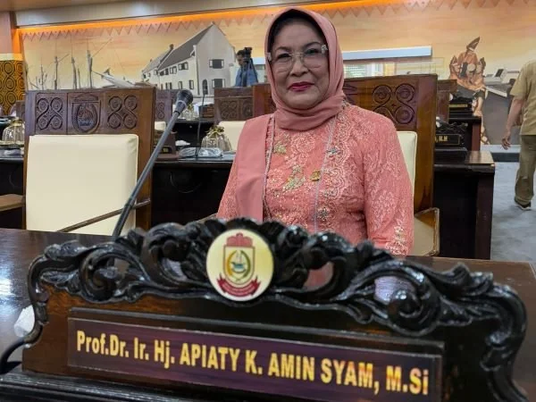 Anggota DPRD Kota Makassar Apiyati Amin Syam, (Dok: Sinta Kabar Makassar).