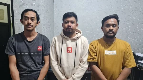 Tersangka Kasus Rudapaksa di Kabupaten Gowa.