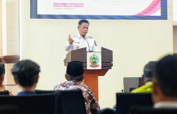 Pj Gubernur Sulsel, Prof Fadjry Djufry (Dok: Ist)