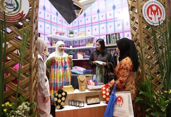 Booth Dekranasda Kota Makassar, (Dok: Ist).