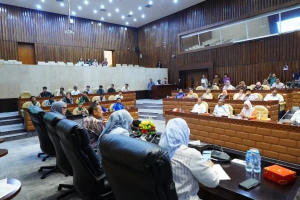 Tim Aspirasi DPRD Provinsi Sulawesi Selatan (Sulsel) melakukan kunjungan kerja ke DPR RI untuk menyuarakan aspirasi yang dilakukan oleh para aliansi buruh maupun mahasiswa terkait Tapera (Dok : ist).