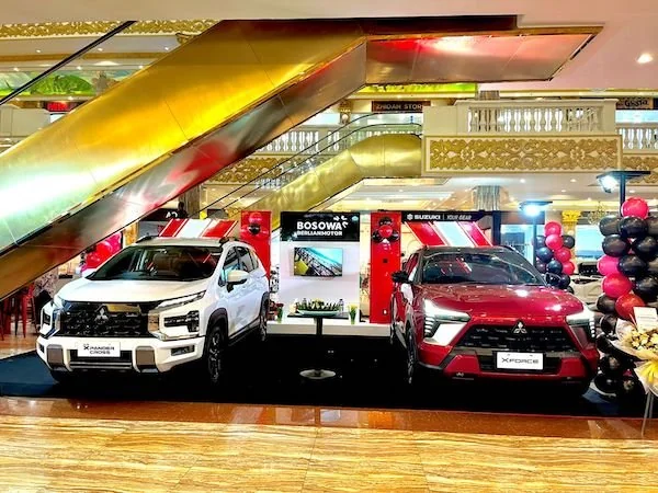 Bosowa Berlian Motor secara resmi menghadirkan booth Mitsubishi di Grand Mall Maros pada awal tahun 2026 (Dok: Ist)