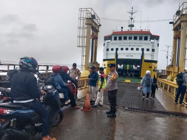 Pengamanan di Pelabuhan Kepulauan Selayar (Dok : Ist).