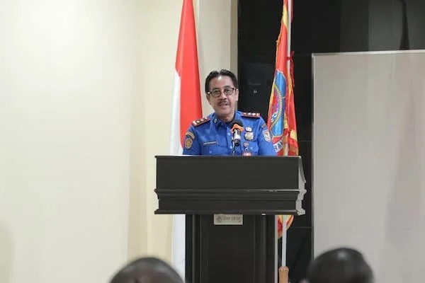 Direktur Manajemen Penanggulangan Bencana dan Kebakaran Kemendagri, Edi Suharmanto (Dok: KabarMakassar).
