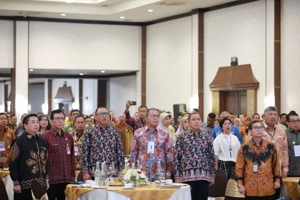 Wali Kota Makassar, Moh Ramdhan Pomanto, dalam pembukaan City Sanitation Summit (CSS) XXII di The Royal Krakatau Hotel Kota Cilegon pada Selasa (7/5) kemarin.