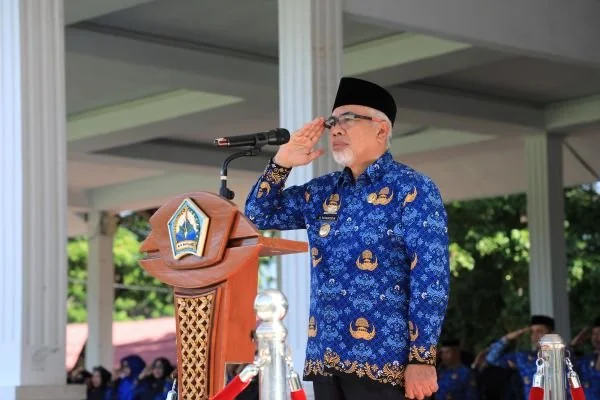 Wabup Bantaeng Pimpin Upacara HUT Korpri. (Dok: Ist)