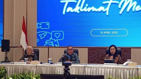Konferensi pers Menteri Keuangan Sri Mulyani terkait Tukin (Dok : Int).