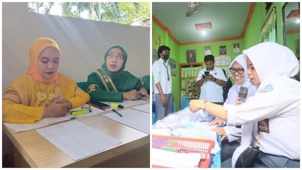 Semarak Kostum di TPS Pilket RT di Makassar (Dok: Sinta KabarMakassar).