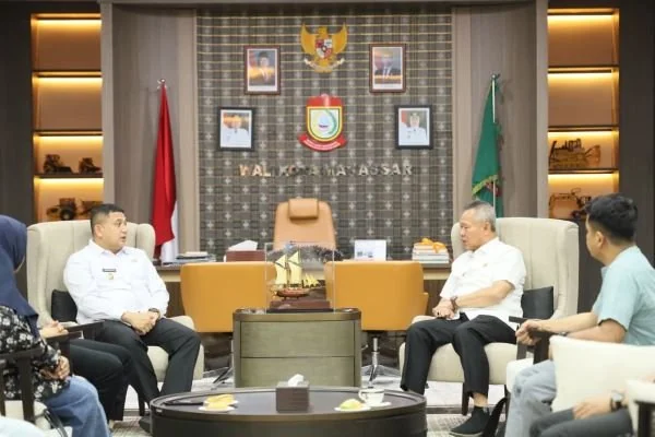 Wali Kota Makassar Munafri Arifuddin saat Membeberkan Strategi Pengelolaan Sampah ke Pemkab Sigi, (Dok: Ist).