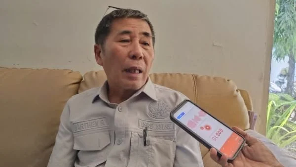 Anggota Dewan Perwakilan Rakyat Daerah (DPRD) Provinsi Sulawesi Selatan (Susel dari Fraksi Partai Golkar, Marthen Rantetondok (Dok: Sinta KabarMakassar).