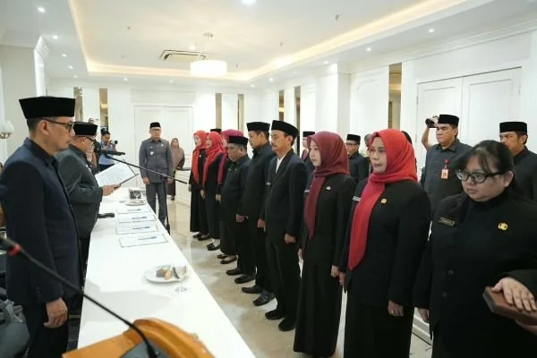 Wali Kota Makassar Munafri Arifuddin saat melantik Pejabat Fungsional (Dok: Ist)