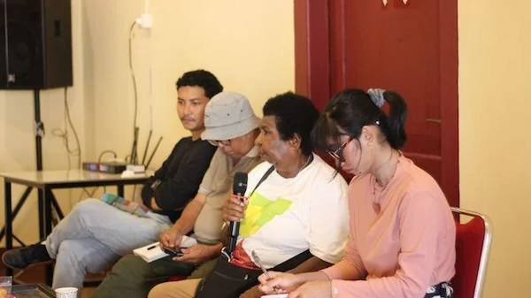 Diskusi bertajuk Hidup Bersama Hutan: Merekam Perjuangan di Hutan Timur Indonesia Merekam Perjuangan di Hutan Timur Indonesia. Dok. Ist