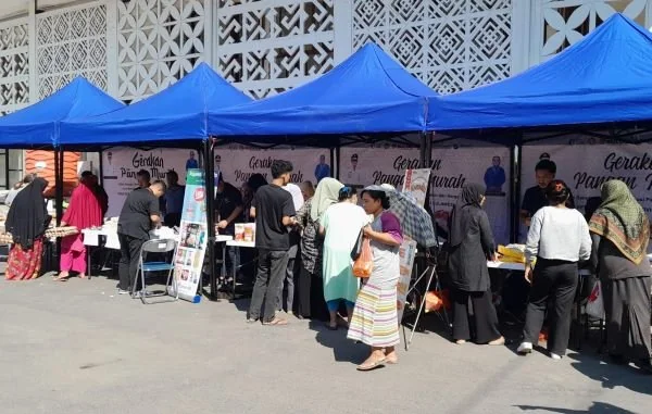 Gerakan Pangan Murah di Gedung PKK Sulsel (Dok: Nofi KabarMakassar).