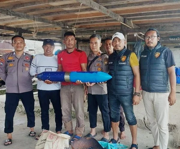 Penemuan Benda Misterius Mirip Rudal. (Dok: Ist)