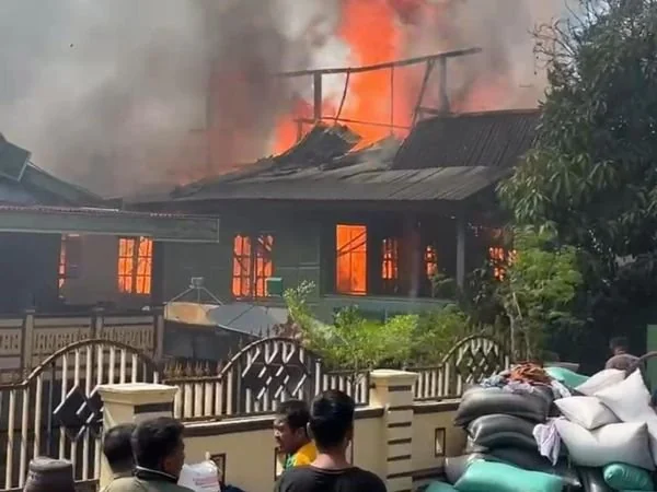 Kebakaran Hebat Hanguskan Rumah di Jeneponto (Dok : Ist).