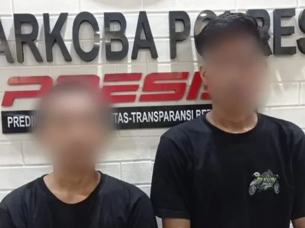 Kedua terduga pelaku warga Pangkep, yang berinisial MB (19) dan MR (20)..