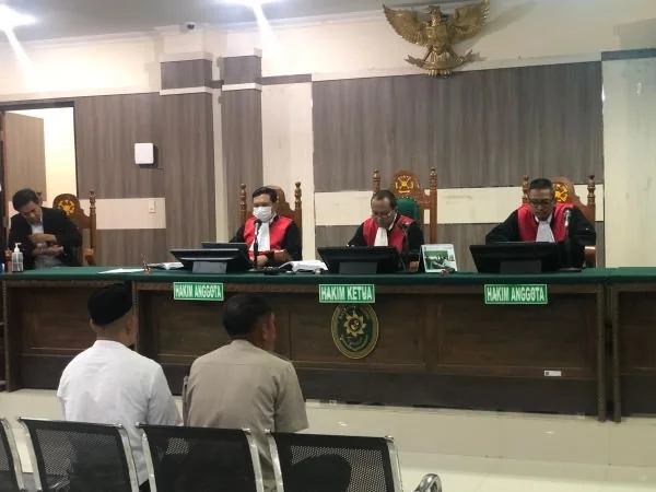 Persidangan perdana kematian Nimah di PN Jeneponto (Dok : Ist).