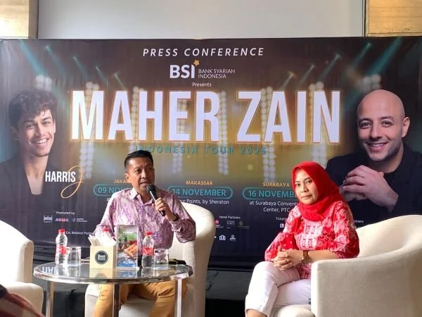Konferensi pers Maher Zain Indonesian Tour 2025. Dok. Syamsi Nur Fadhila