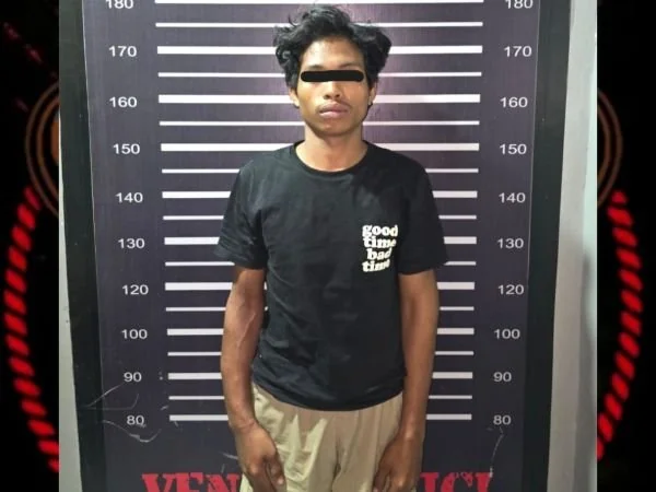 Ganggang alias Bobo, saat diamankan Tim Resmob Polres Bantaeng (Dok : Ist).