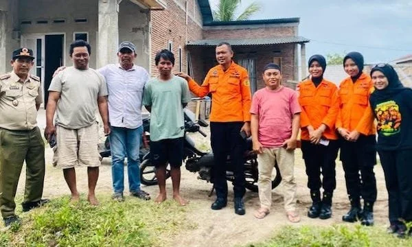 Heri, saat dijemput tim BPBD Jeneponto