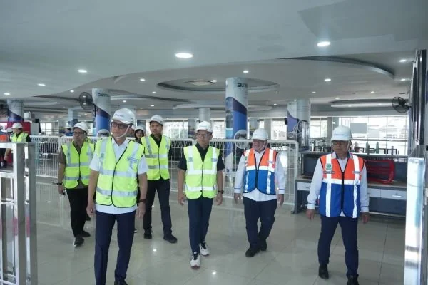 Kunjungan Bank Mandiri ke Makassar New Port (Dok: Ist)