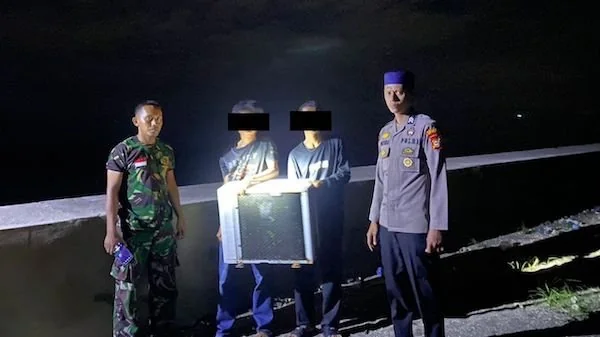 dua pelaku yang diamankan oleh pihak kepolisian (Dok: Ist)