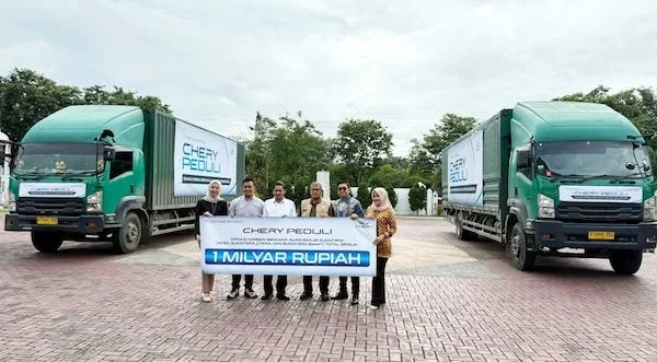 Aksi solidaritas Chery mencakup bantuan kemanusiaan Rp1 miliar serta program Chery Flood Care secara nasional di wilayah terdampak hingga Januari 2026 (Dok: Ist)