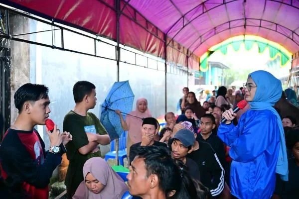 Ketua DPRD Sulsel, Andi Rachmatika Dewi saat Reses di Jalan Kandea 3, Kelurahan Baraya, Kecamatan Bontoala, Makassar (Dok: Ist).
