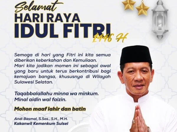 Kepala Kantor Wilayah Kementerian Hukum Sulawesi Selatan (Dok : Ist).