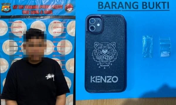 Pelaku dan barang bukti yang diamankan Polisi (Dok: Ist)