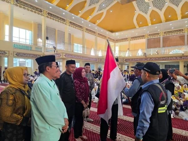 Pelepasan jemaah calon haji Takalar (Dok : Ist).