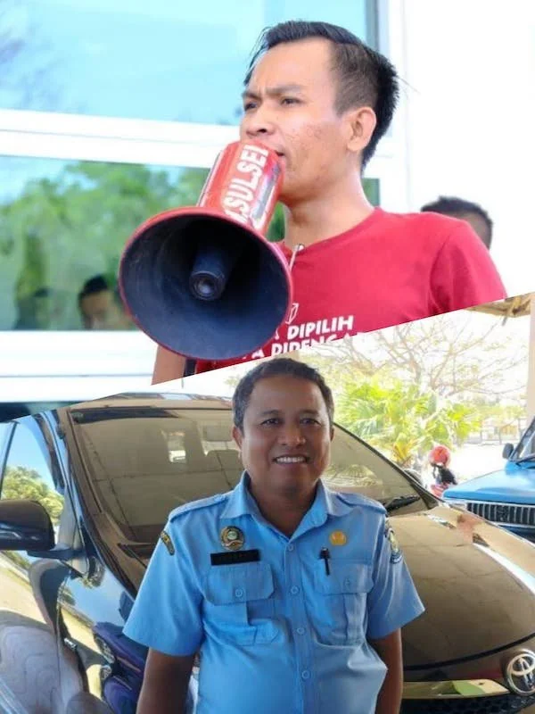 Ketua PB-DPRD Jatong Jalarambang (atas), Eks direktur PDAM, Junaedi (bawah).