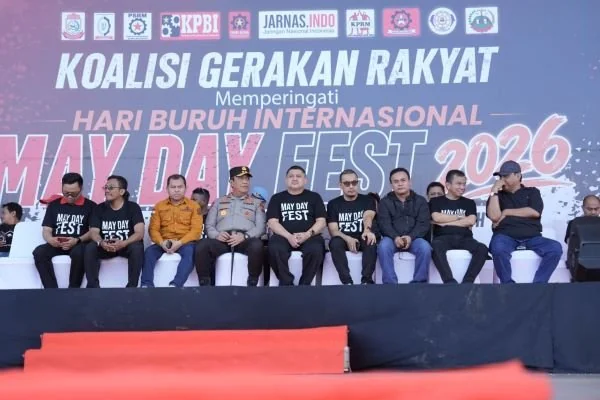 Suasana May Day 2026 di Kota Makassar (Dok: Ist).