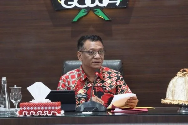 Sekda Gowa Terima Kunjungan Tim Monitoring PEN (Dok : Ist).