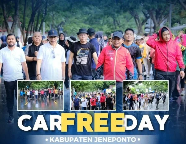 Car Free Day Pemkab Jeneponto (Dok : ist).