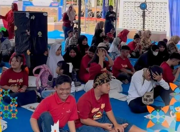 Anak disabilitas ramaikan Mandala Special Art Day (dok. Ist)