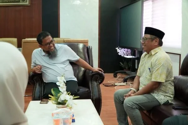 Audiens KPU Sulsel bersama Disdik Sulsel Terkait pendampingan pemilihan osis serentak (Dok: Ist)