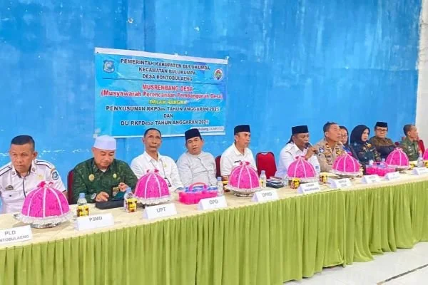 Musyawarah  desa di Desa Bontobulaeng, Kecamatan Bulukumba (Dok : Ist).