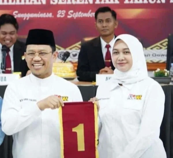 Calon Bupati dan Wakil Bupati Gowa, Amir Uskara dan Irmawati (Dok : Ist).