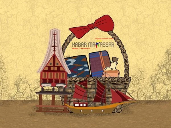 Ilustrasi produk khas Sulsel (Dok: KabarMakassar)